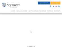 Tablet Screenshot of newprocess.cl